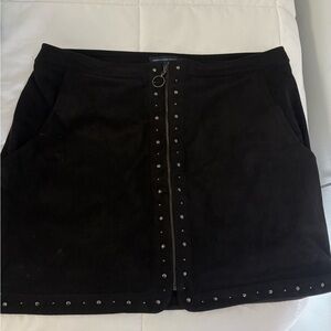 American Eagle Outfitters Black Mini Skirt with Studs